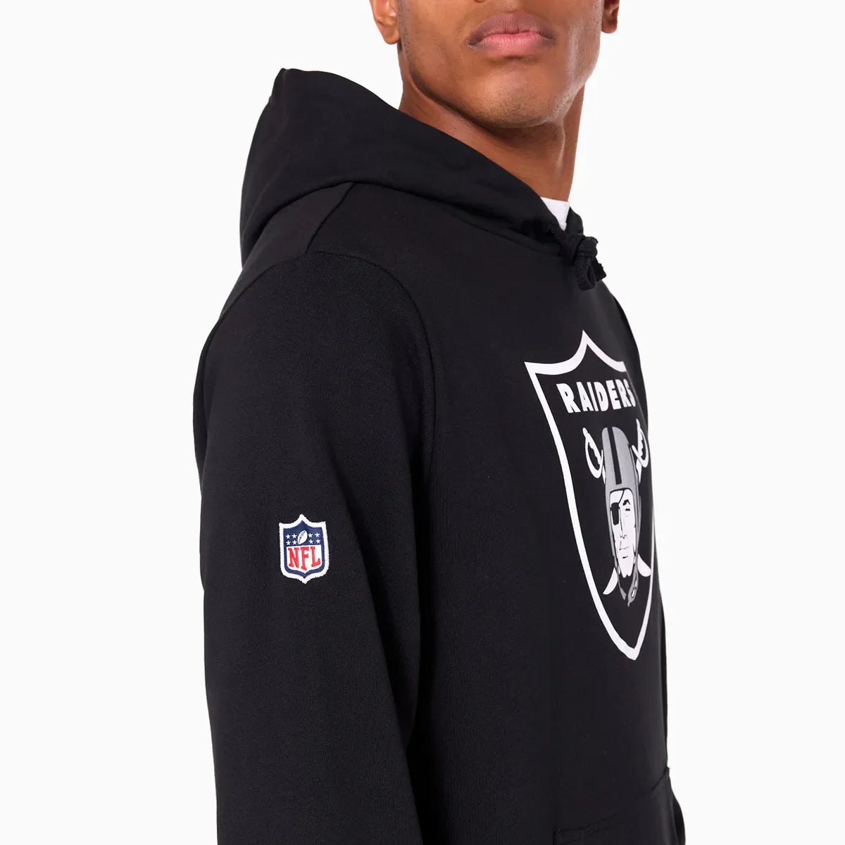 New Era NOS NFL REGULAR HOODY LASRAI Blkwhi