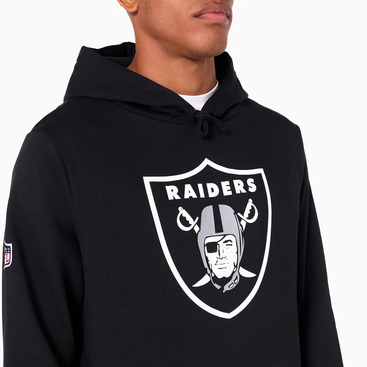 New Era NOS NFL REGULAR HOODY LASRAI Blkwhi
