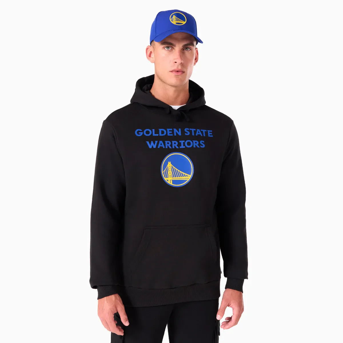 New Era NOS NBA REGULAR HOODY GOLWAR Blk