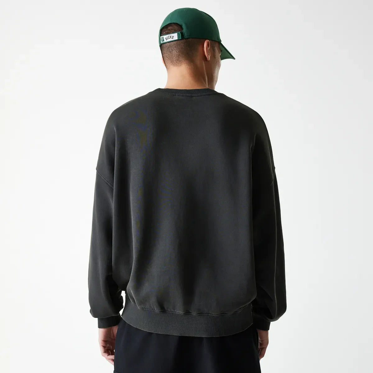 New Era NBA WASHED GRPHC OS CREW MILB Whg