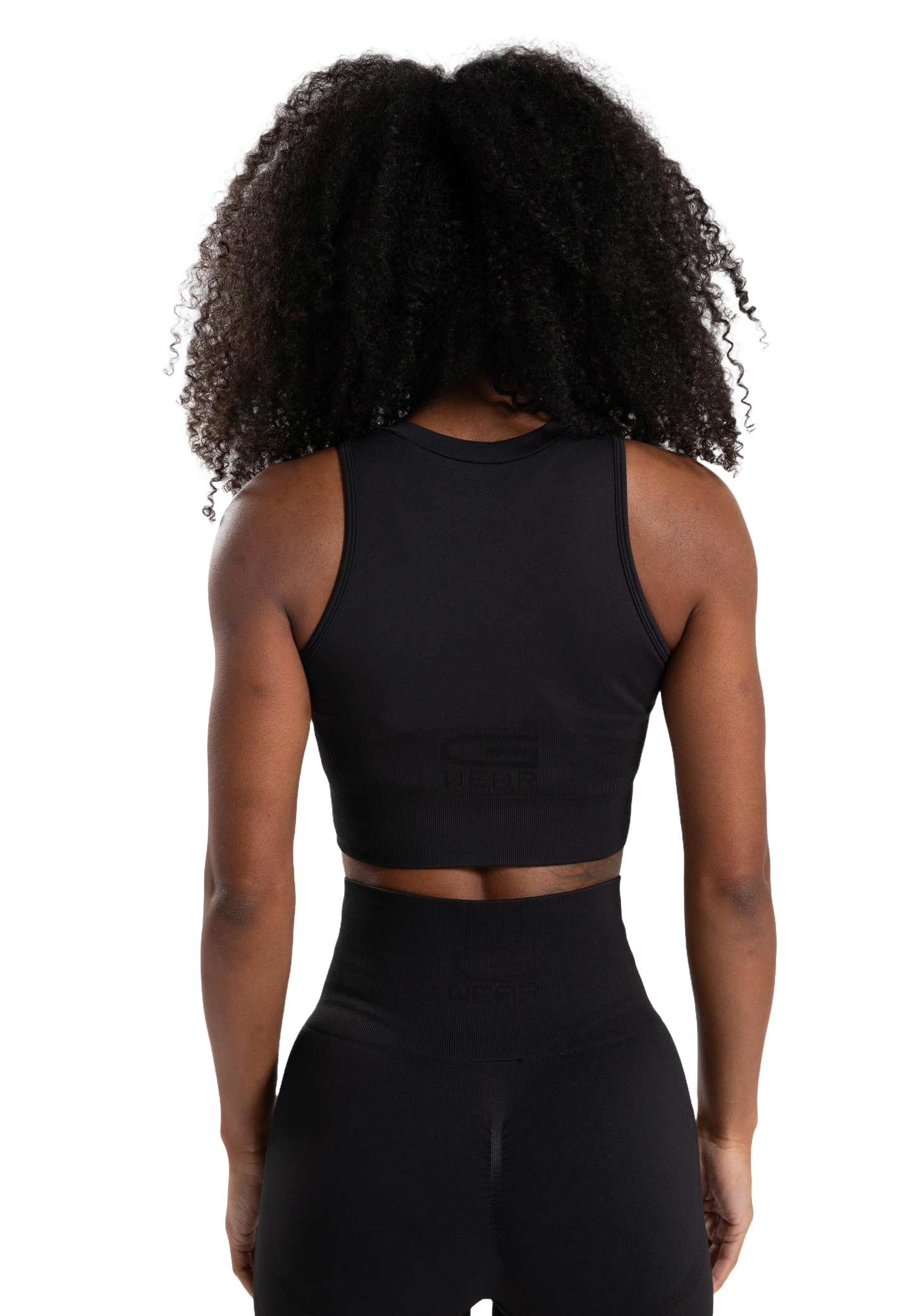 Gorilla Wear Olivia Seamless Crop Top, black