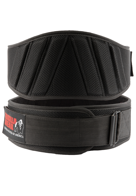 Gorilla Wear Gorilla Wear 6 Inch Padded Mesh Lifting Belt, black