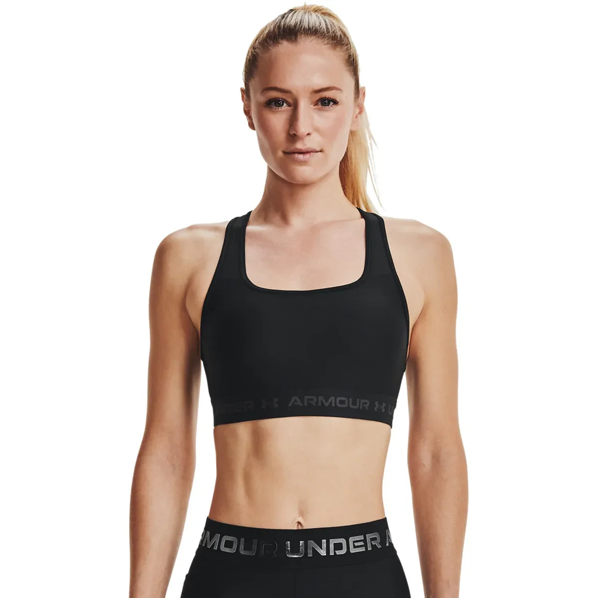 Under Armour Crossback Mid Bra Black