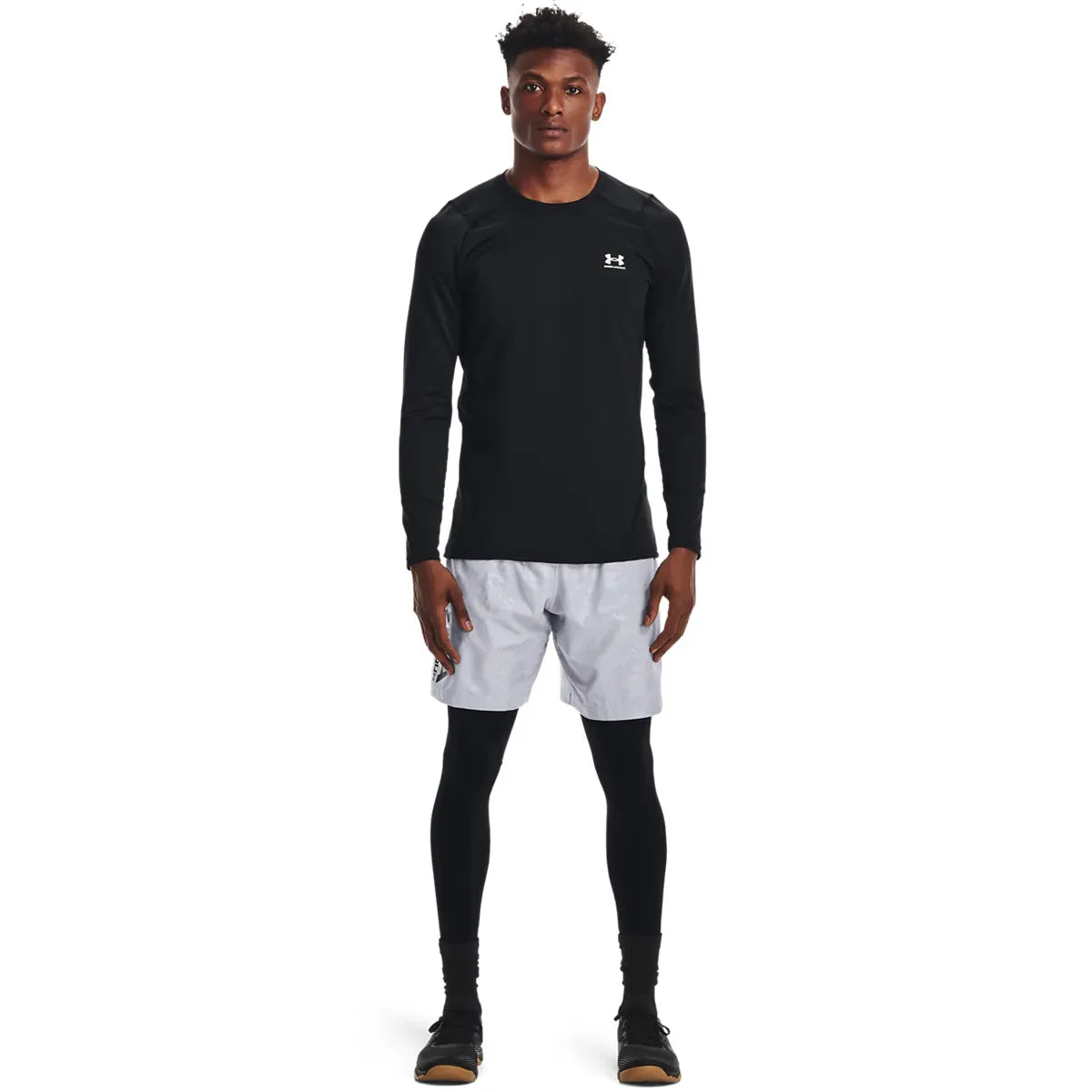 Under Armour UA CG Armour Fitted Crew Black