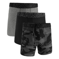 Under Armour UA PERFORMANCE TECH - NOVELTY 6" 3pk Black
