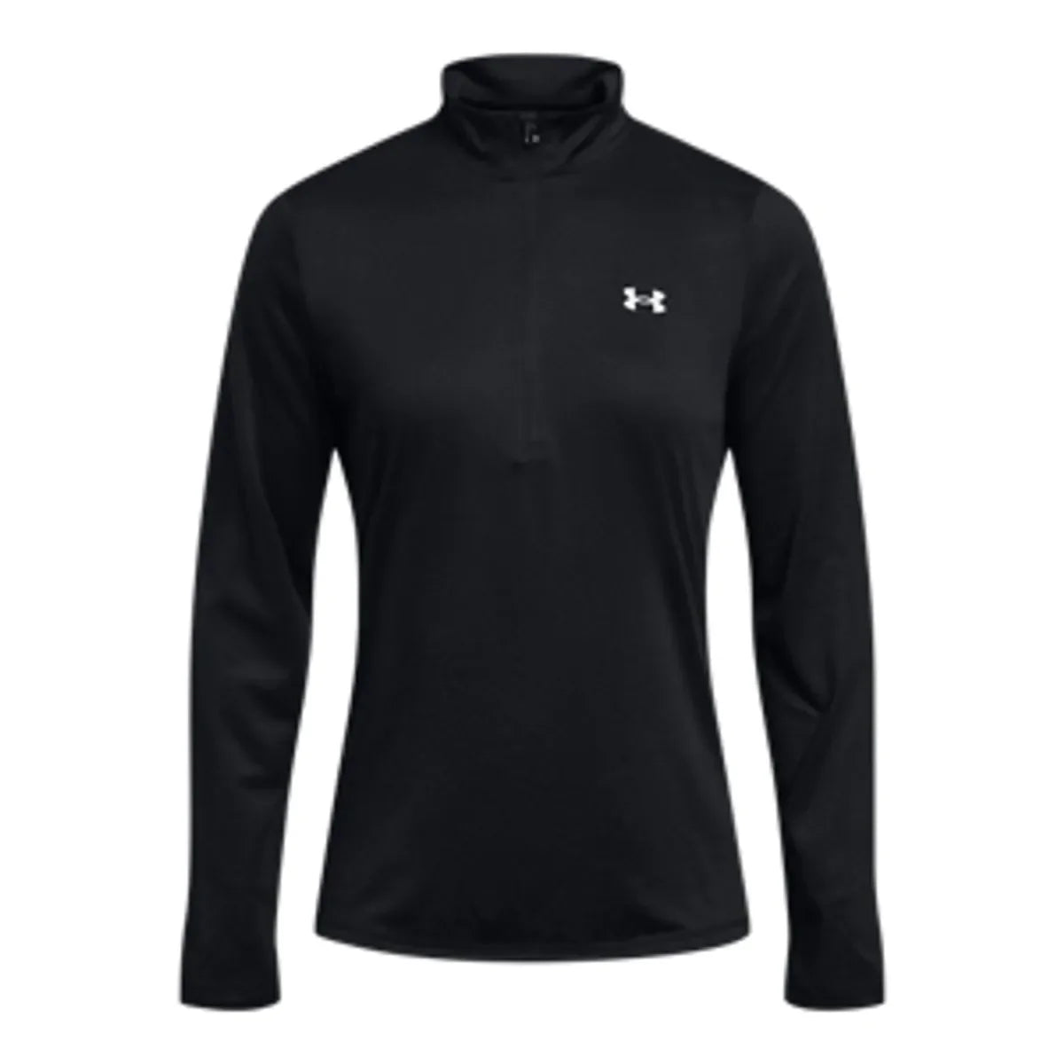 Under Armour Tech 1/2 Zip- Solid Black