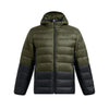 Under Armour LEGEND DOWN HOODED JACKET Marine Od Green