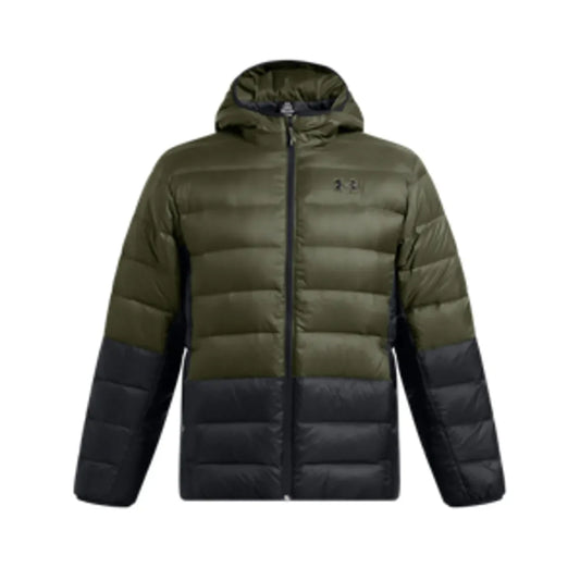 Under Armour LEGEND DOWN HOODED JACKET Marine Od Green