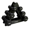Tunturi Neopreen Dumbellset 3prs+stand