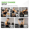 Tunturi Barbell/Dumbbell Set, 28kg Vin