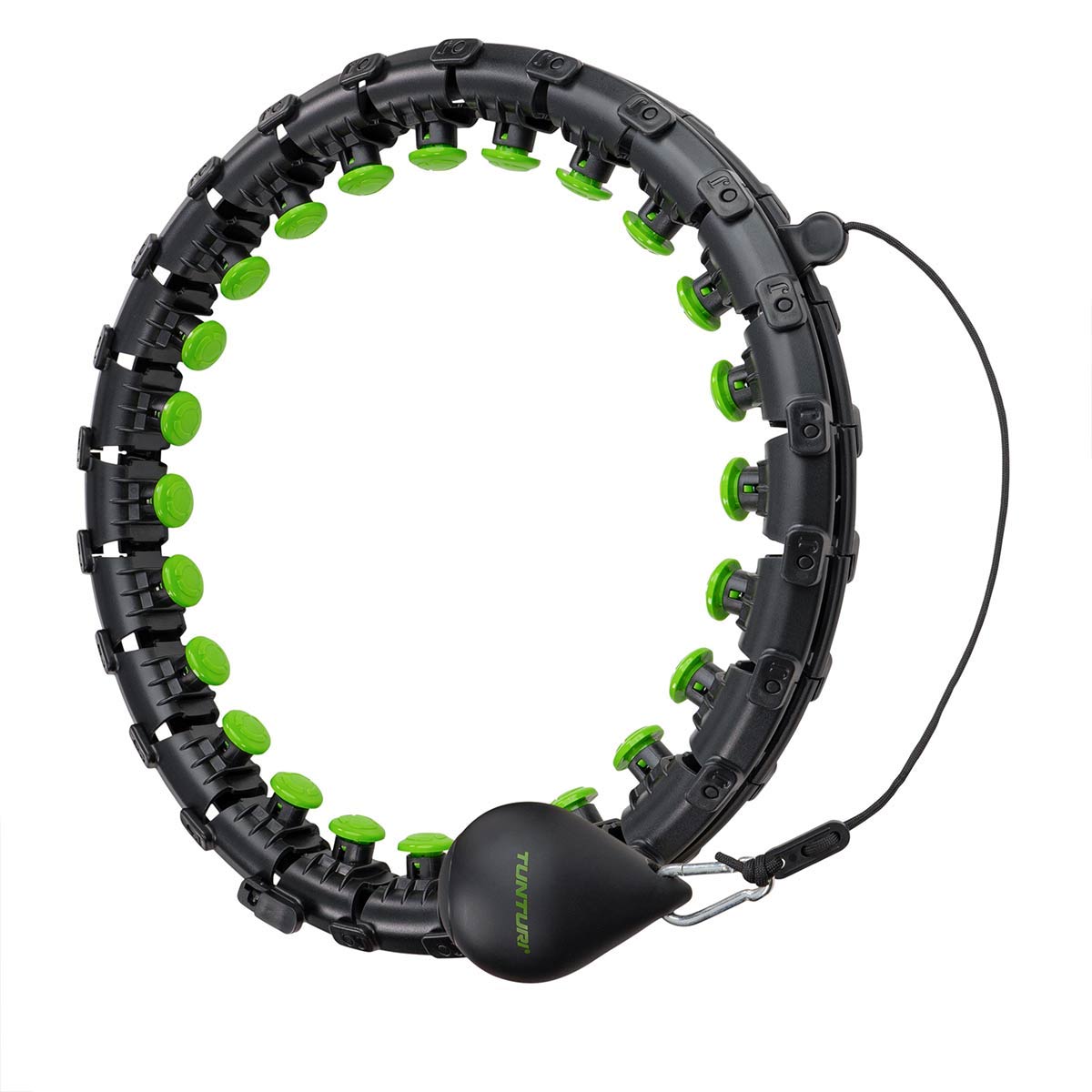 Tunturi Adjustable Hula Hoop Incl. Wei