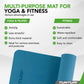 Tunturi Yoga Mat 8MM (Petrol Blue) Blue