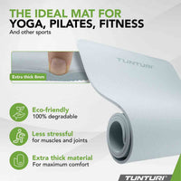 Tunturi Yogamat 8 mm Light Blue