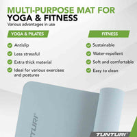 Tunturi Yogamat 8 mm Light Blue
