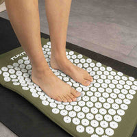 Tunturi Acupressure Mat and Pillow Green