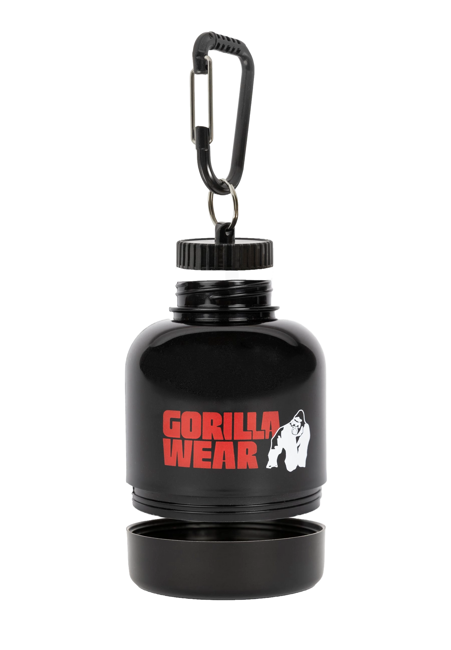 Gorilla Wear Supplement Funnel Keychain, black