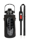 Gorilla Wear Water Bottle With Sleeve 2 L, black