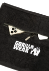 Gorilla Wear Zip Pocket Gym Towel, black