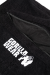 Gorilla Wear Zip Pocket Gym Towel, black