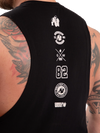 Gorilla Wear Lopez Drop Armhole Tank Top, black