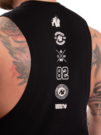 Gorilla Wear Lopez Drop Armhole Tank Top, black
