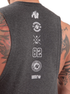 Gorilla Wear Lopez Drop Armhole Tank Top, dark grey melange
