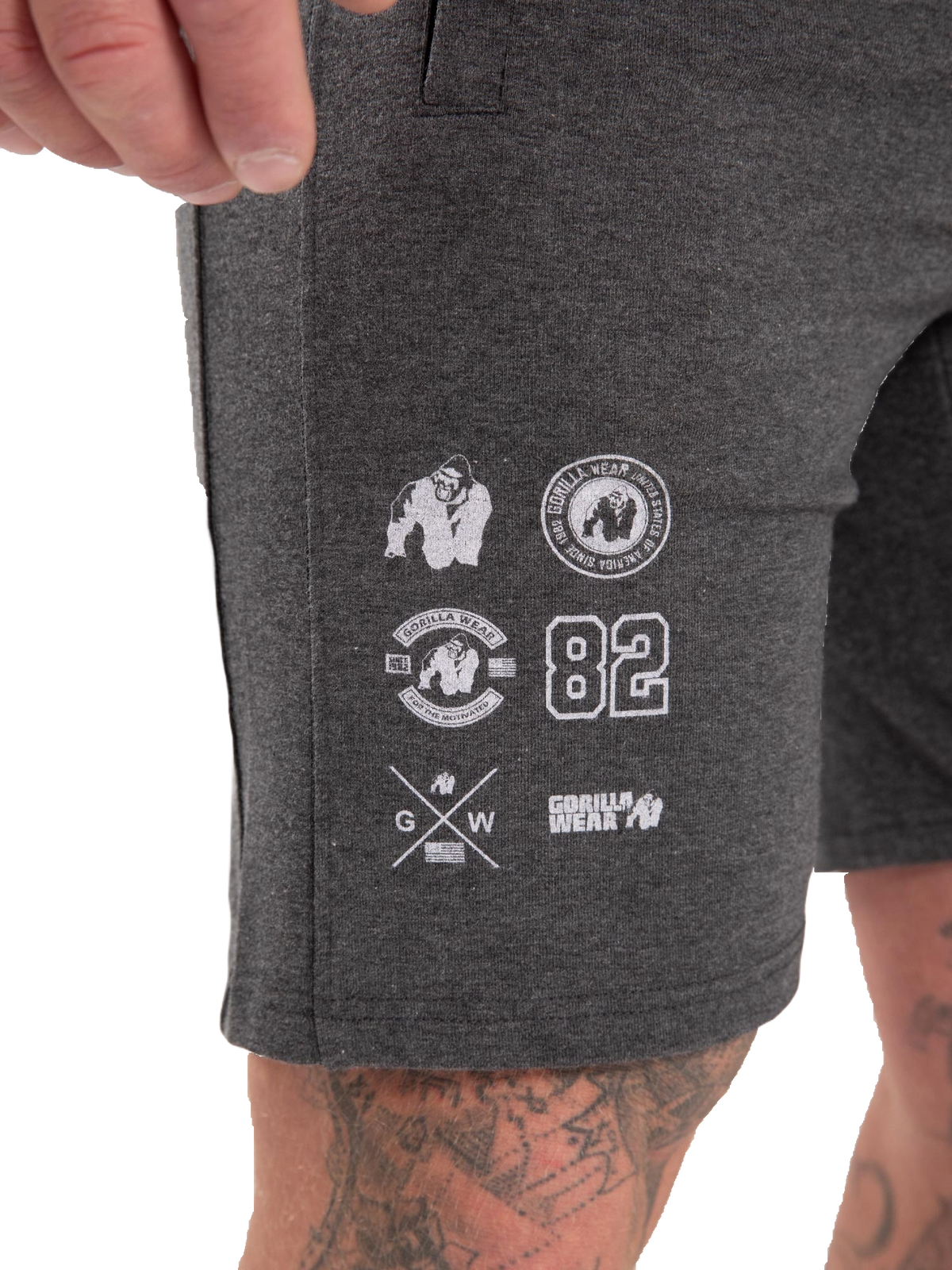 Gorilla Wear Lopez Shorts, dark grey melange