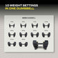 Tunturi MX55 Dumbbells 4,5-24,9 KG