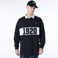 New Era NE DROP SHLDR RUGBY SHIRT NEW Blk