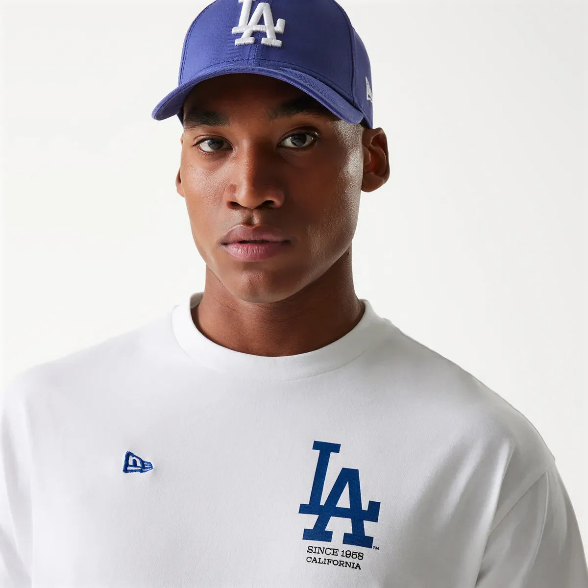 New Era MLB BASEBALL GRPHC OS TEE LOS Whi