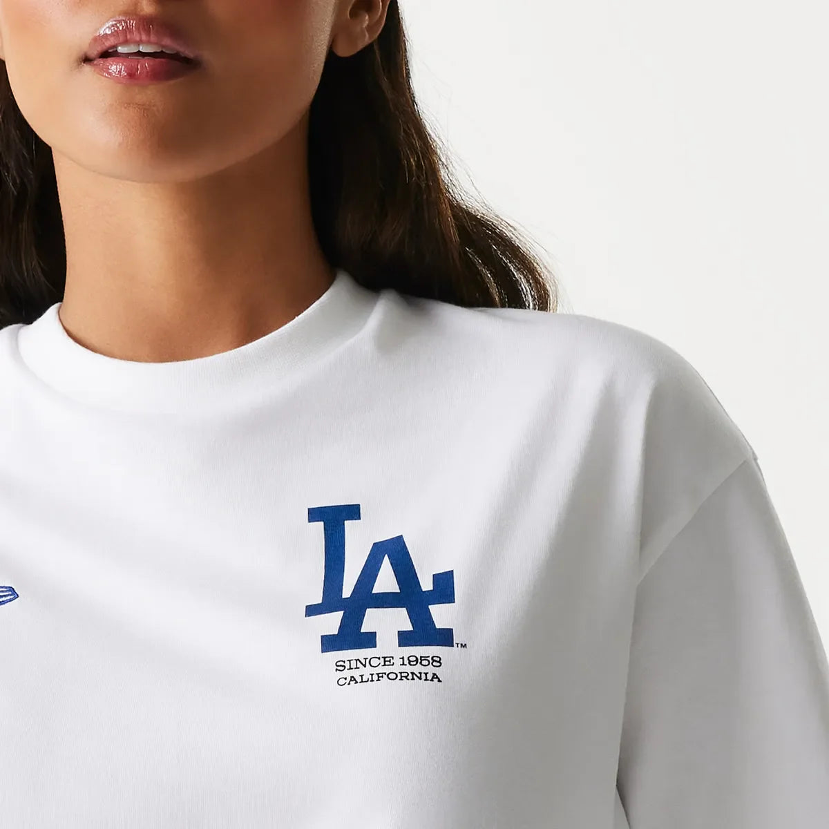 New Era MLB BASEBALL GRPHC OS TEE LOS Whi