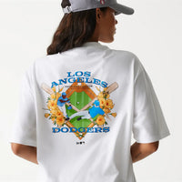 New Era MLB BASEBALL GRPHC OS TEE LOS Whi