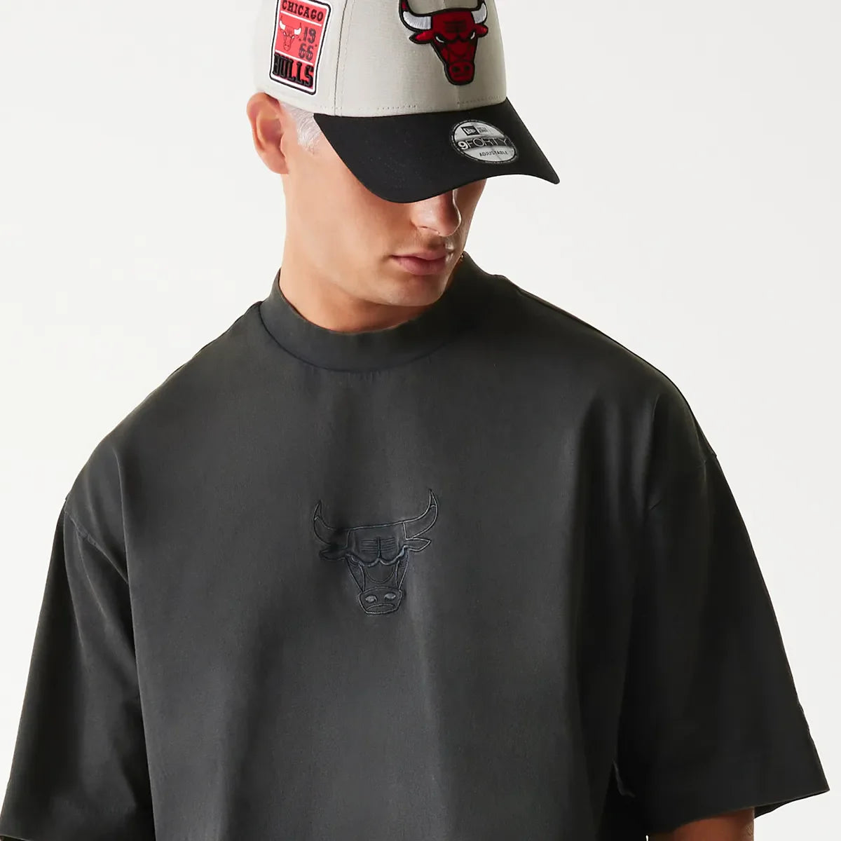 New Era NBA WASHED BOX TEE CHIBUL  Whg