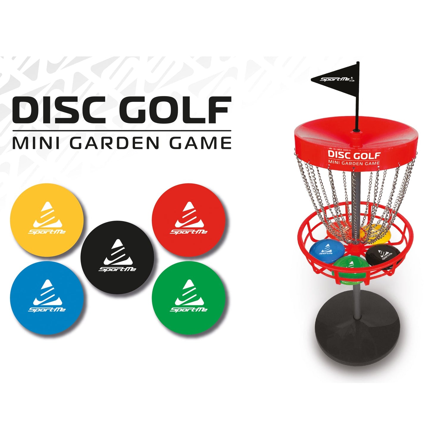 SportMe Discgolf set med korg