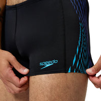 Speedo Mens Tech Panel Aquashort Blue