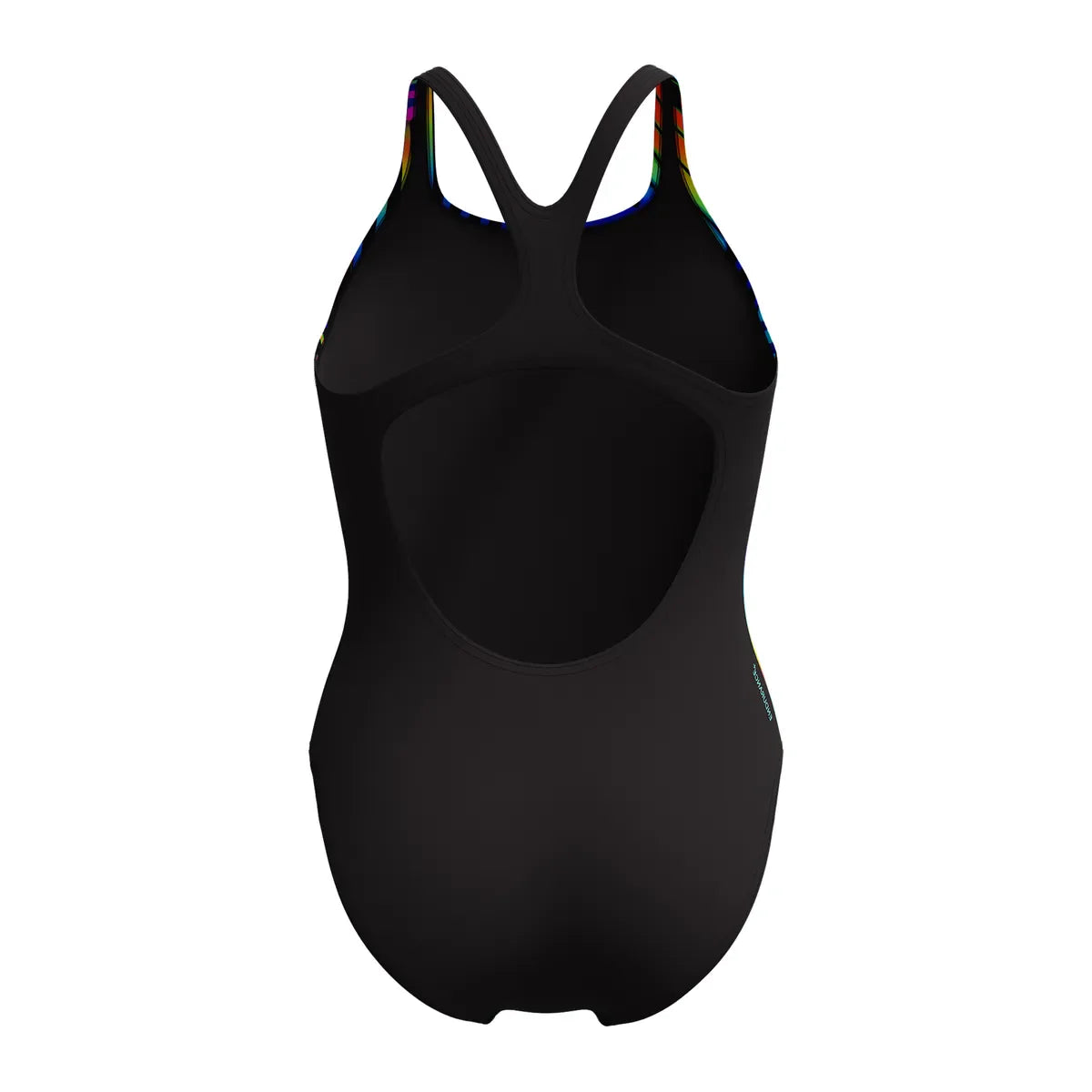 Speedo Womens Digital Printed Medalist Black