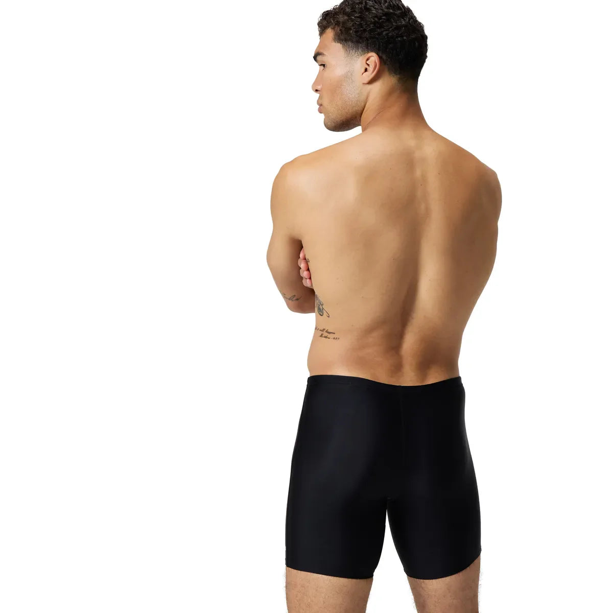Speedo Mens Duo Logo Print Mid Jammer Blue