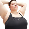 Speedo Womens Swim Dress (+) Black