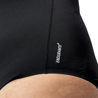Speedo Plus Size Endurance+ Medalist Swimsuit Black