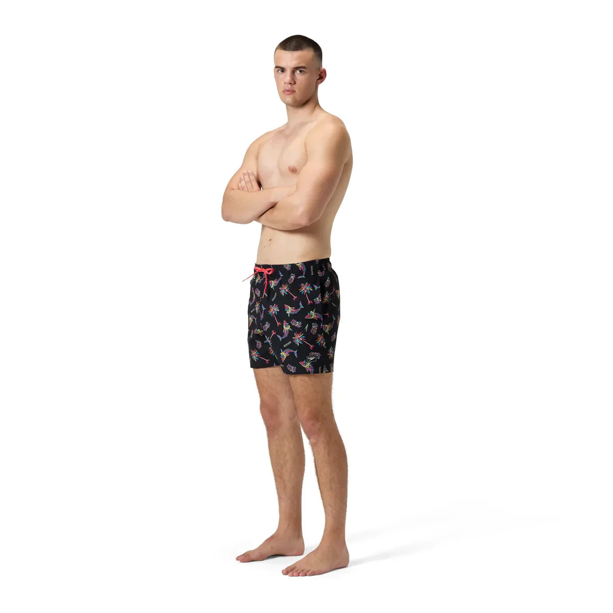 Speedo 8-004725 (Better) Print Redondo Edge Volley 16" Orange