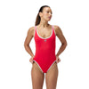 Speedo 8-005050 Solid Bound Scoop 1 Pc Red