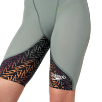 Speedo LZR Ignite Kneeskin- APAC/EMEA Fit Green/Orange