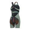 Speedo LZR Ignite Kneeskin- APAC/EMEA Fit Green/Orange