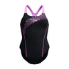 Speedo Womens Medley Logo 1 Piece Purple