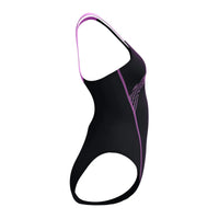 Speedo Womens Medley Logo 1 Piece Purple