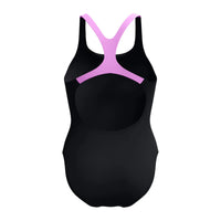 Speedo Womens Medley Logo 1 Piece Purple