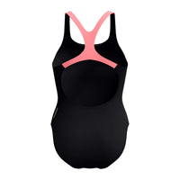 Speedo Womens Medley Logo 1 Piece Orange