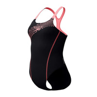 Speedo Womens Medley Logo 1 Piece Orange