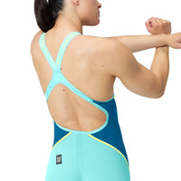 Speedo Fastskin LZR Pure Intent 2.0 Openback Kneeskin Light Blue