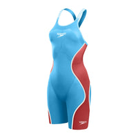 Speedo Fastskin LZR Pure Intent 2.0 Openback Kneeskin Blue/Red